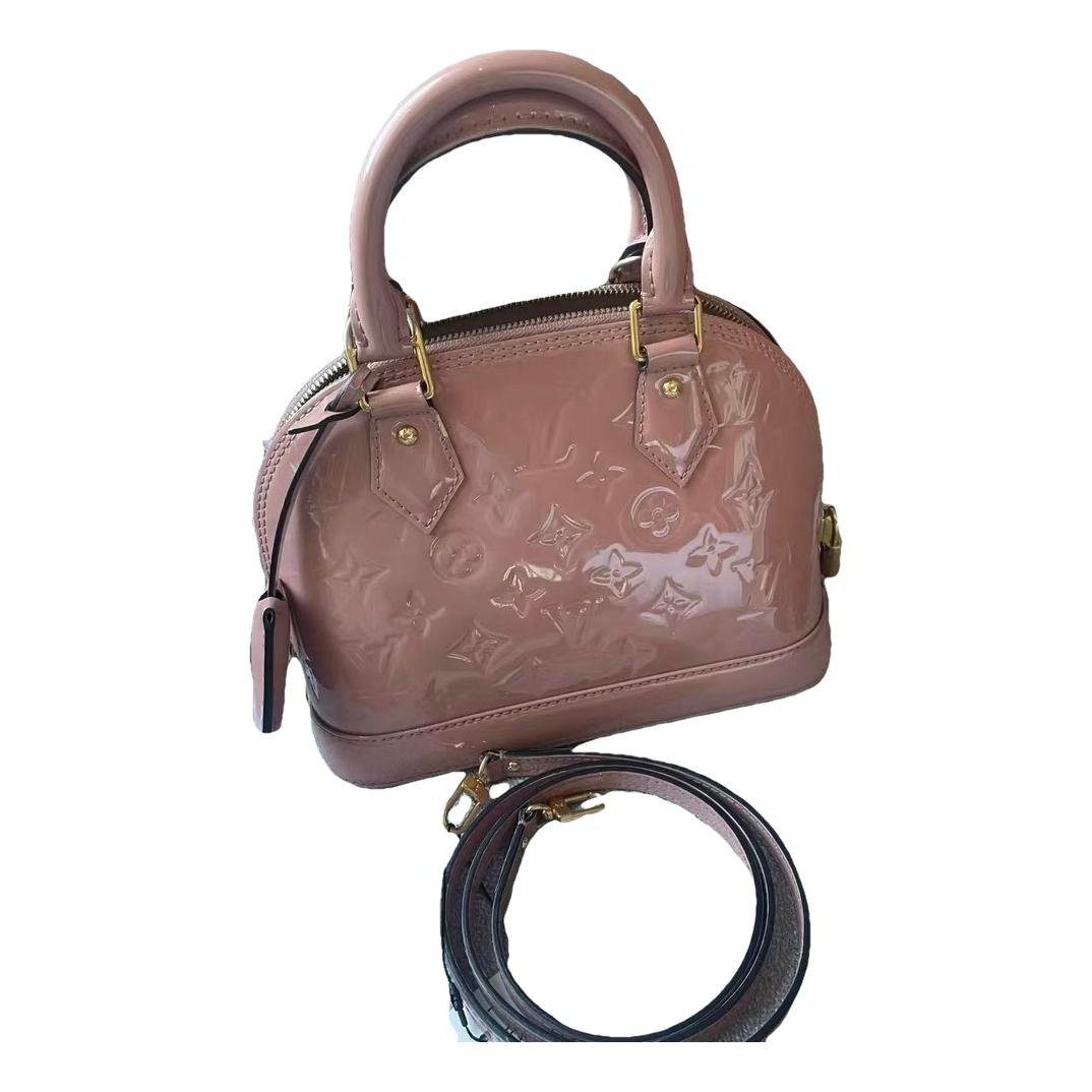 Alma BB patent leather handbag