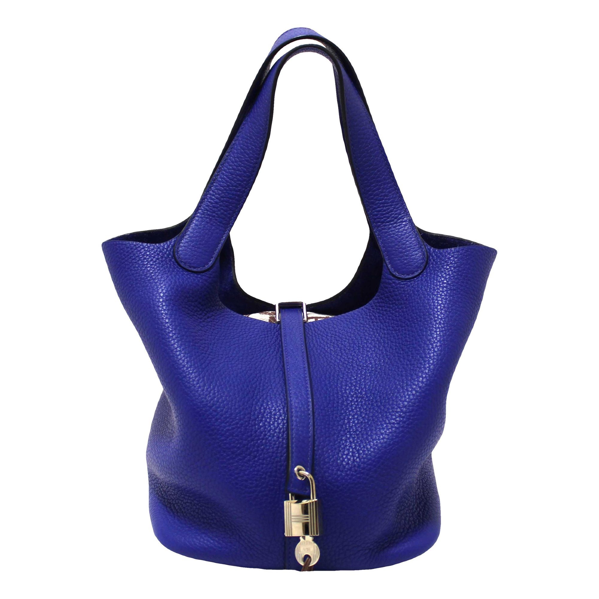 Picotin leather handbag