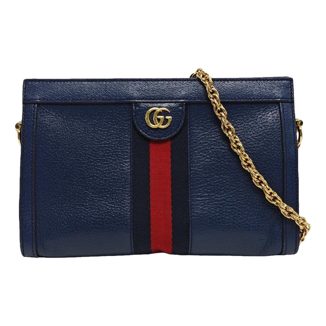 Ophidia Chain leather handbag