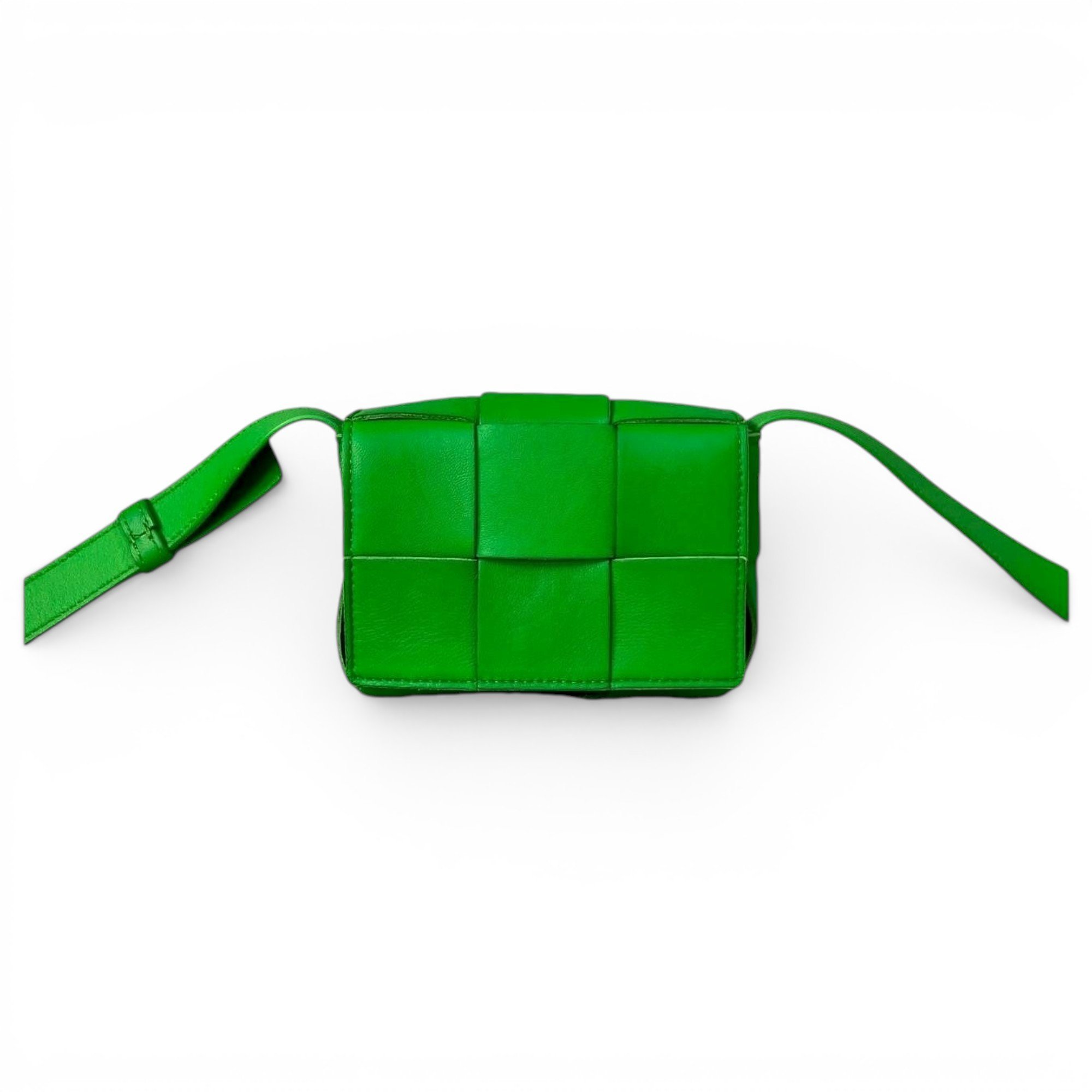 Cassette leather handbag