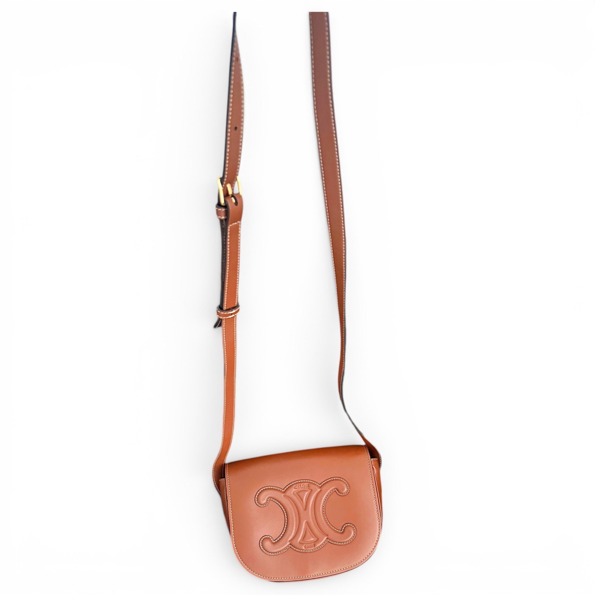 Folco leather crossbody bag