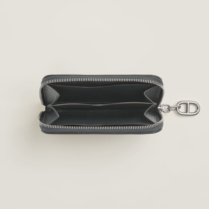 Gris Misty Porte-cartes Zipengo Compact Chaîne d'Ancre