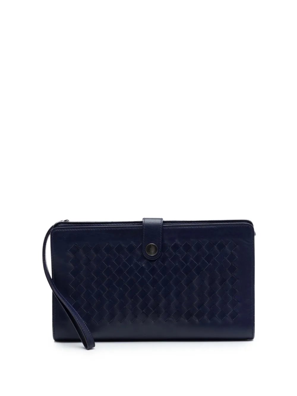 2012-2026 Nappa Intrecciato Trimmed clutch bag