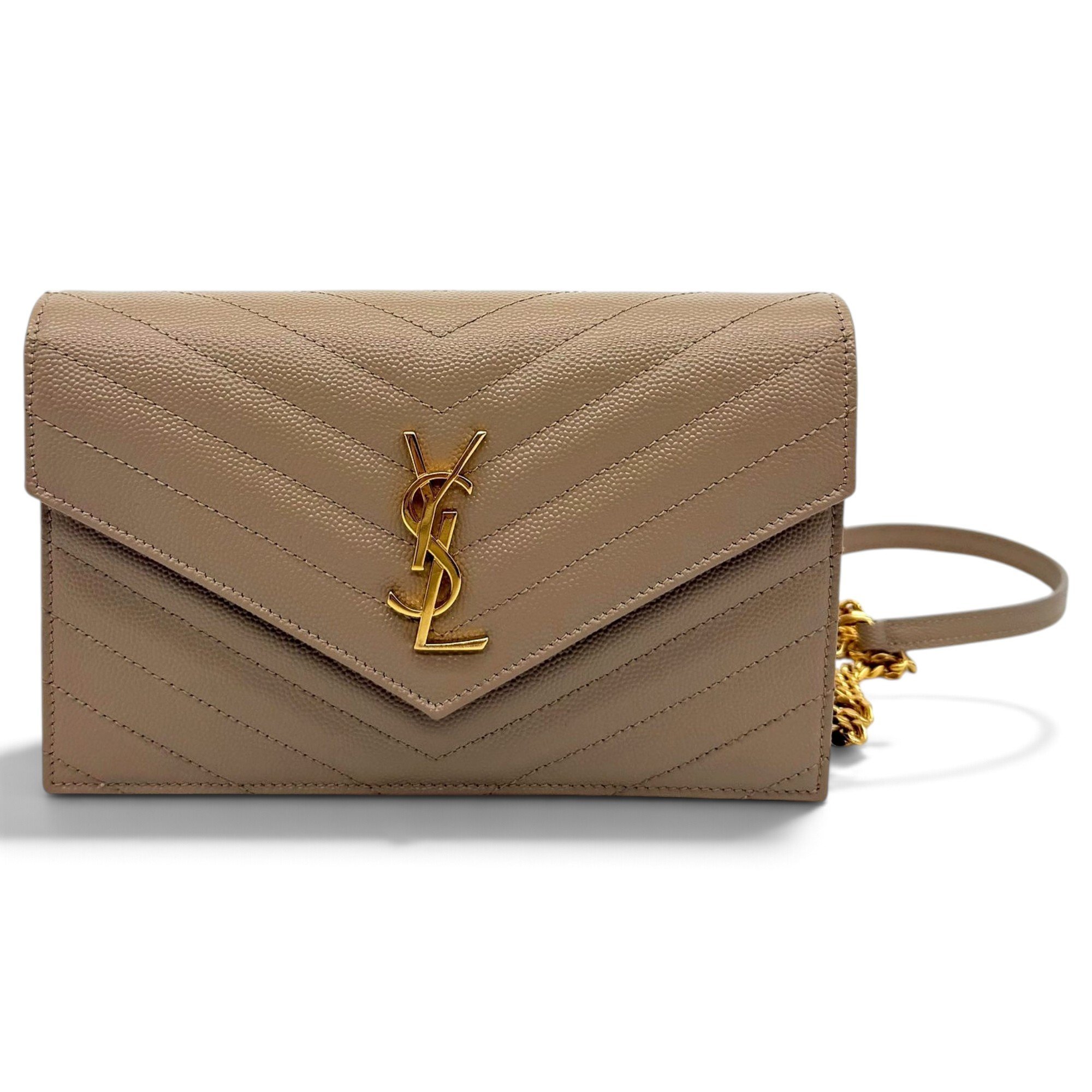 Portefeuille enveloppe leather crossbody bag