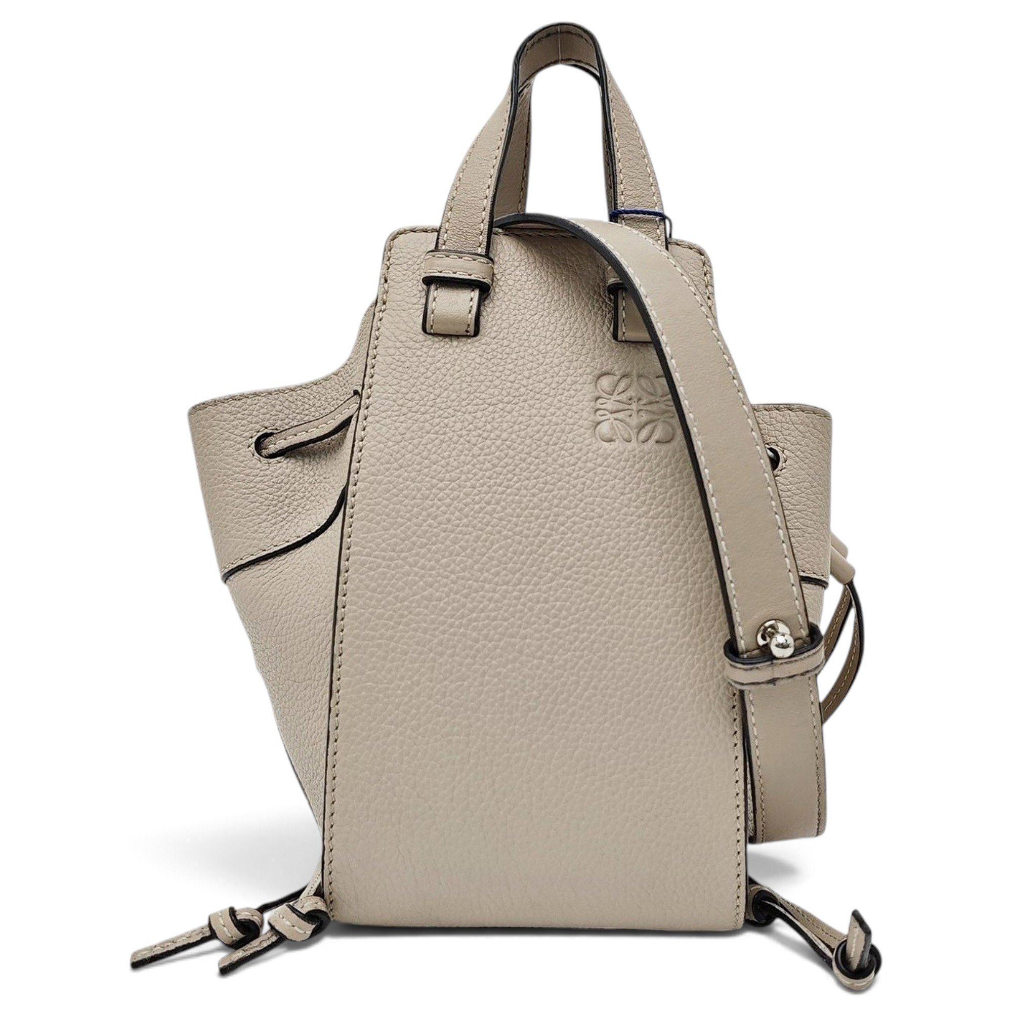Hammock leather handbag