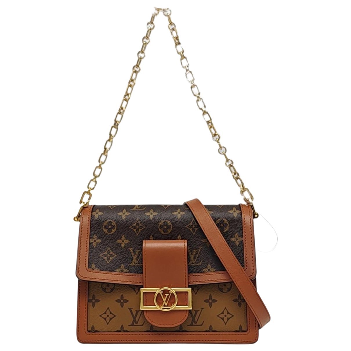 Dauphine leather crossbody bag