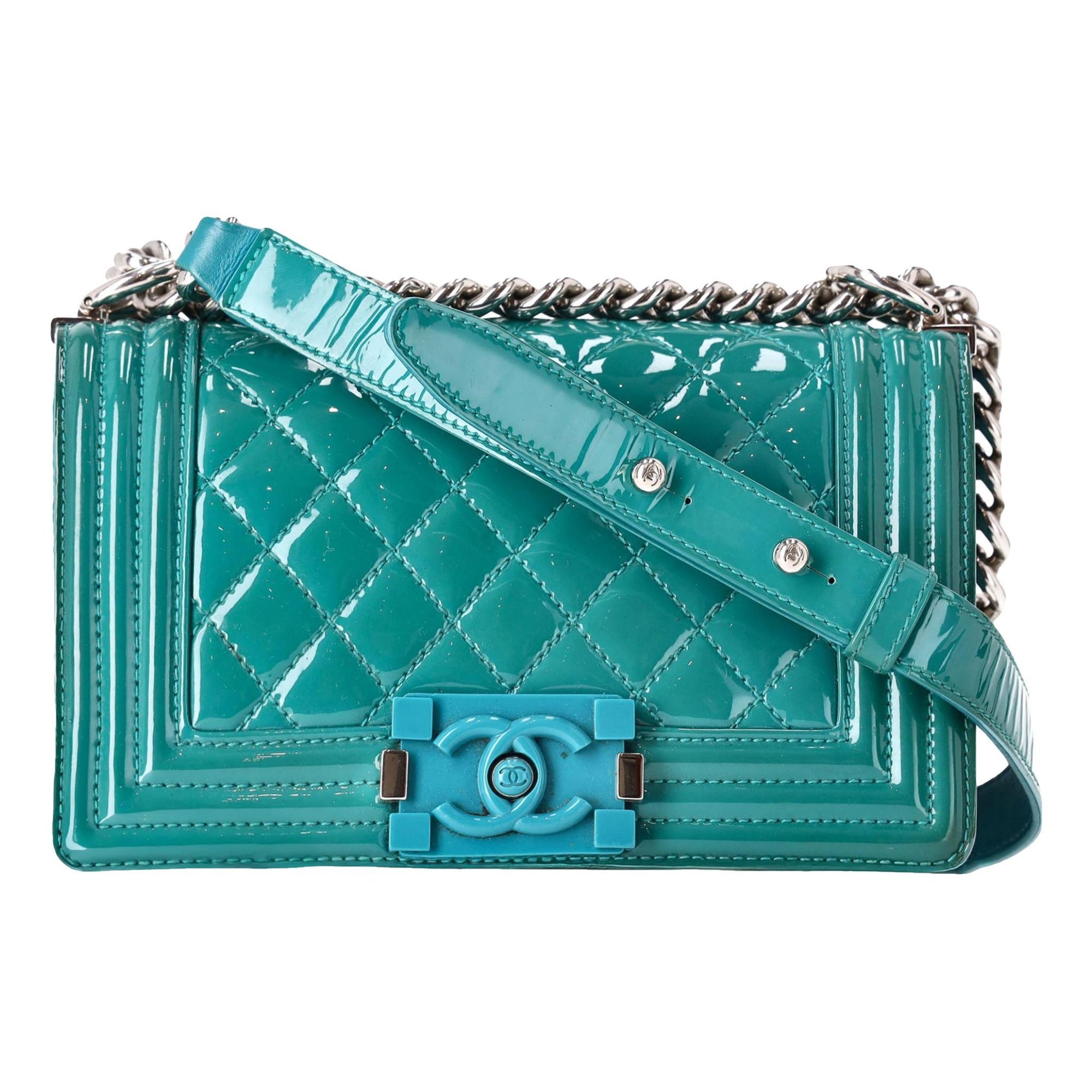 Boy patent leather handbag