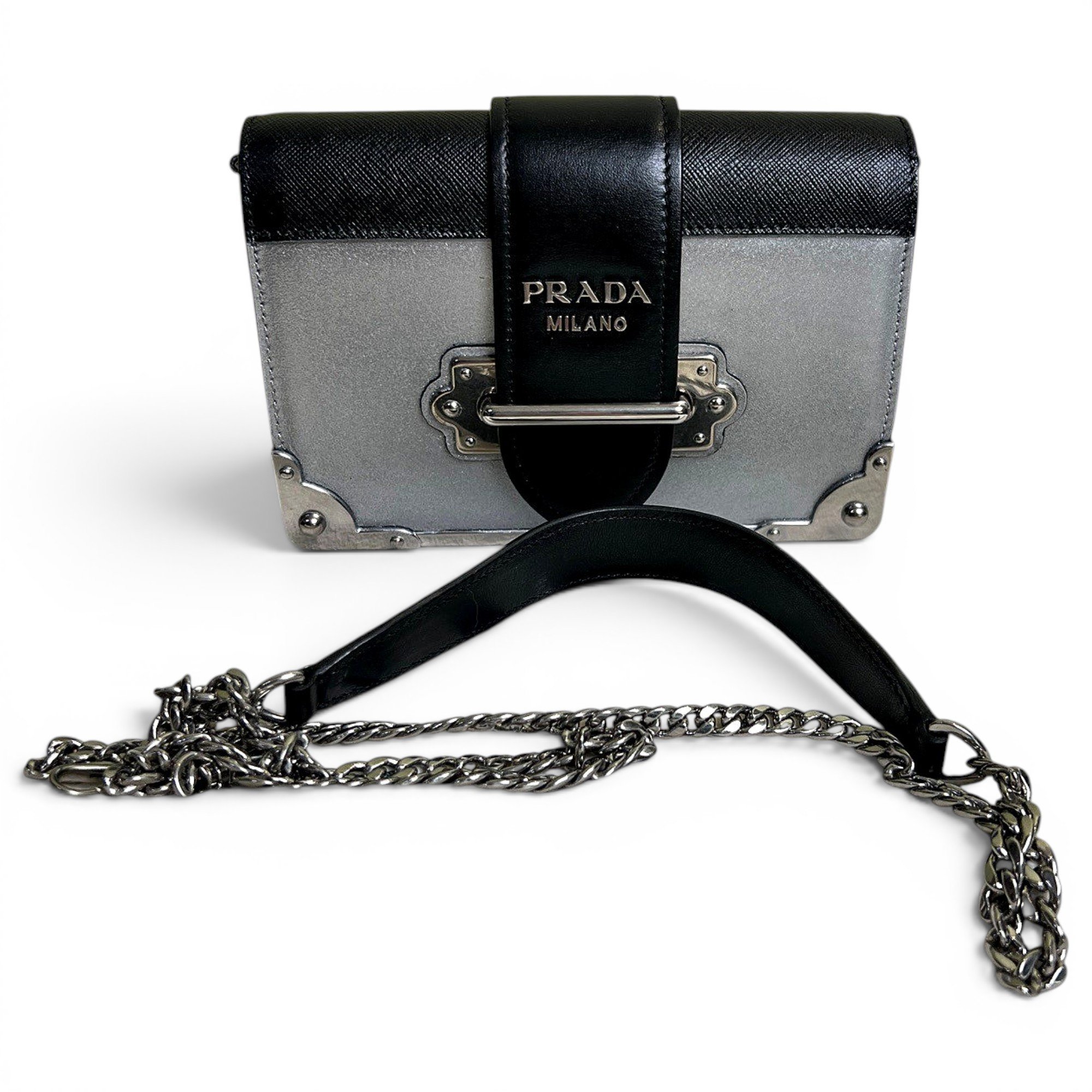 Cahier leather handbag