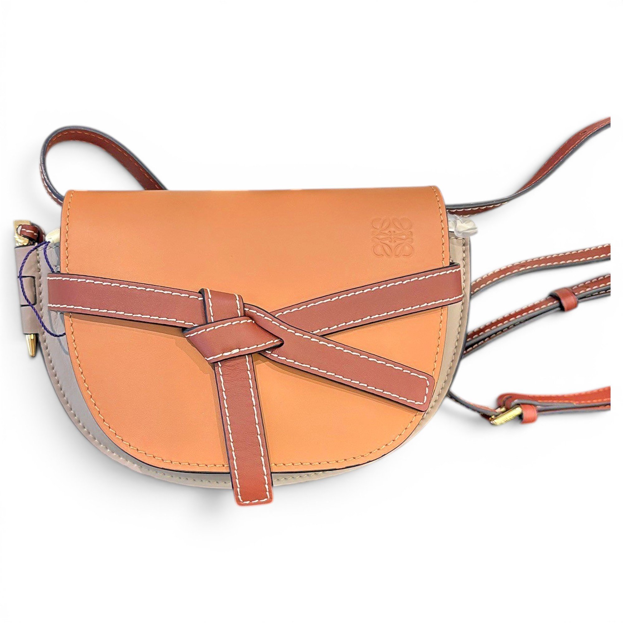 Gate leather crossbody bag