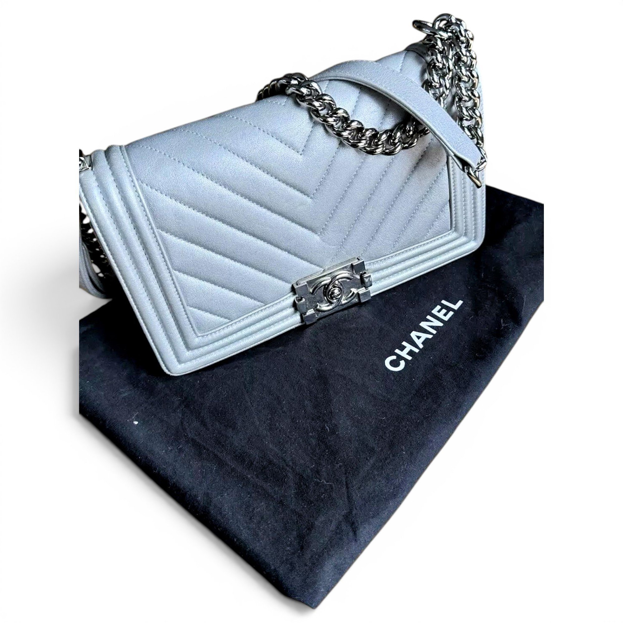 Boy leather crossbody bag