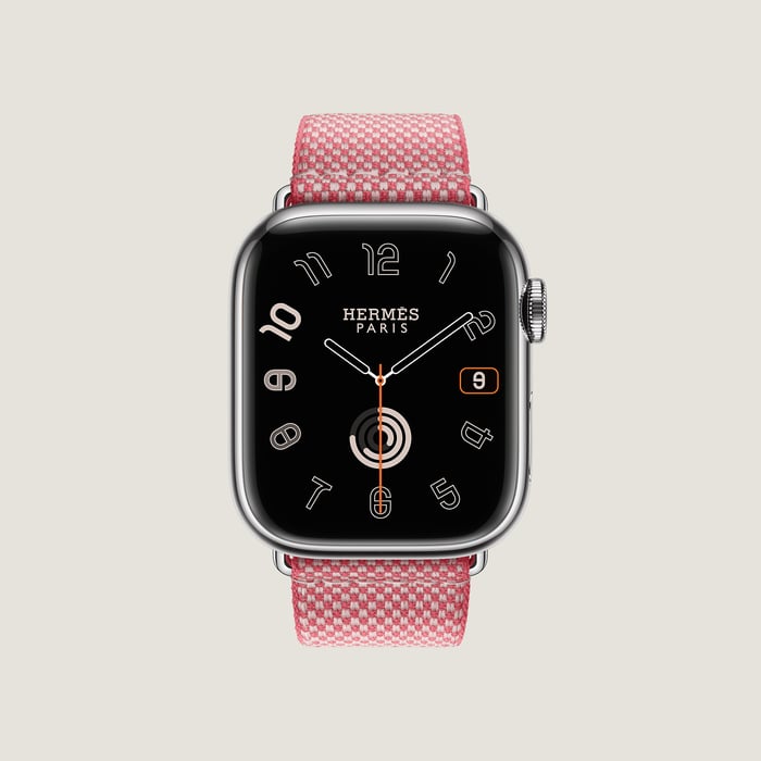 Band Apple Watch Hermès Single Tour 41 MM Toile H