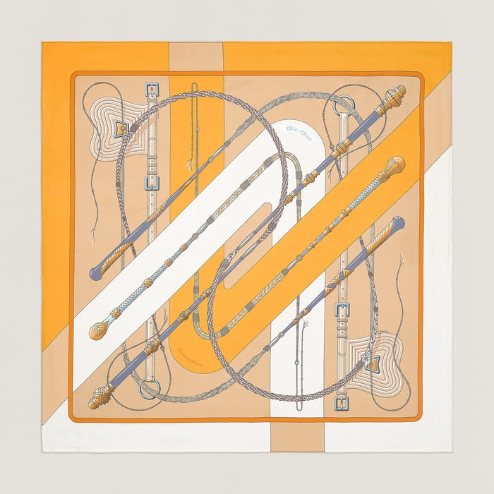 Clic-clac Double Face Scarf 90