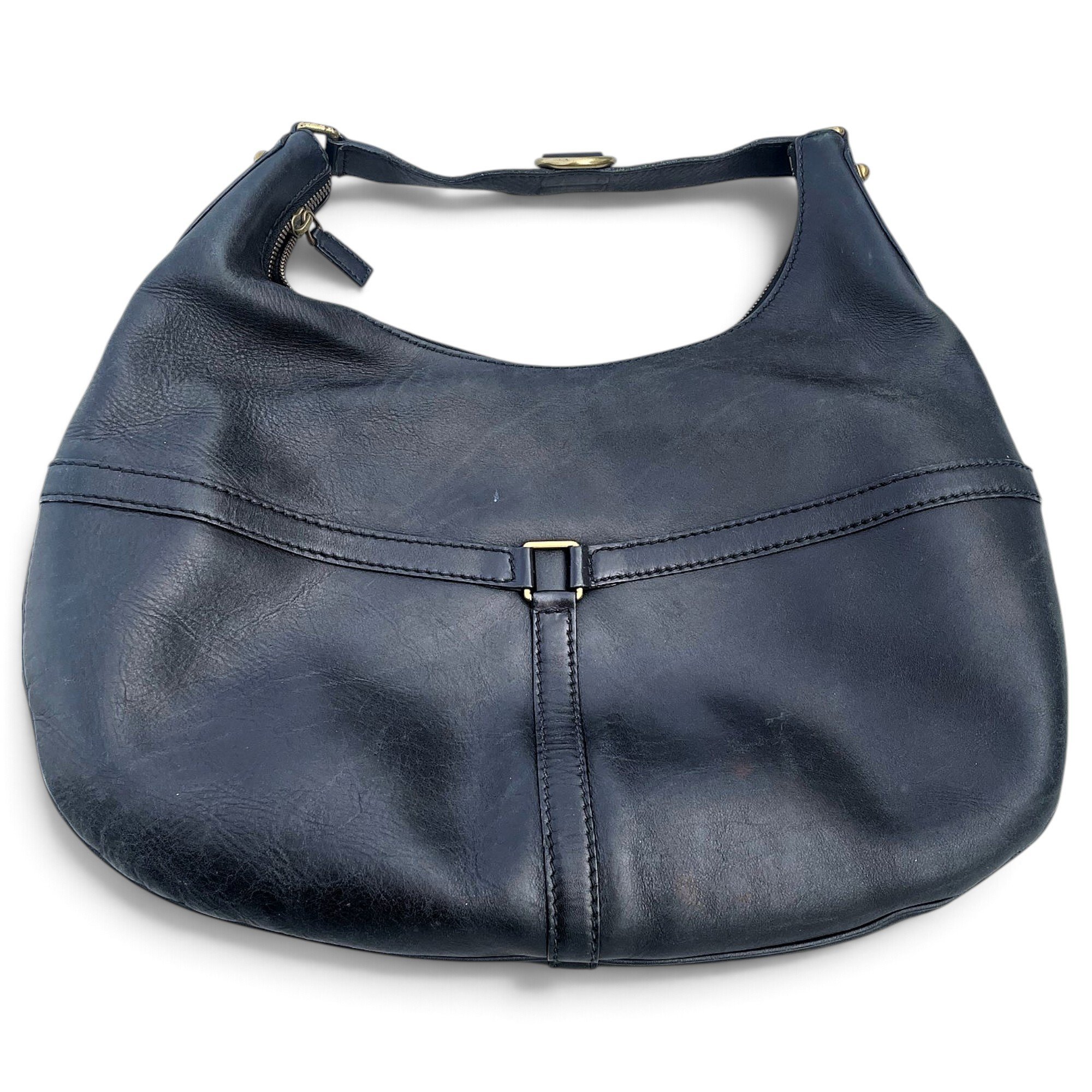 Hobo leather handbag