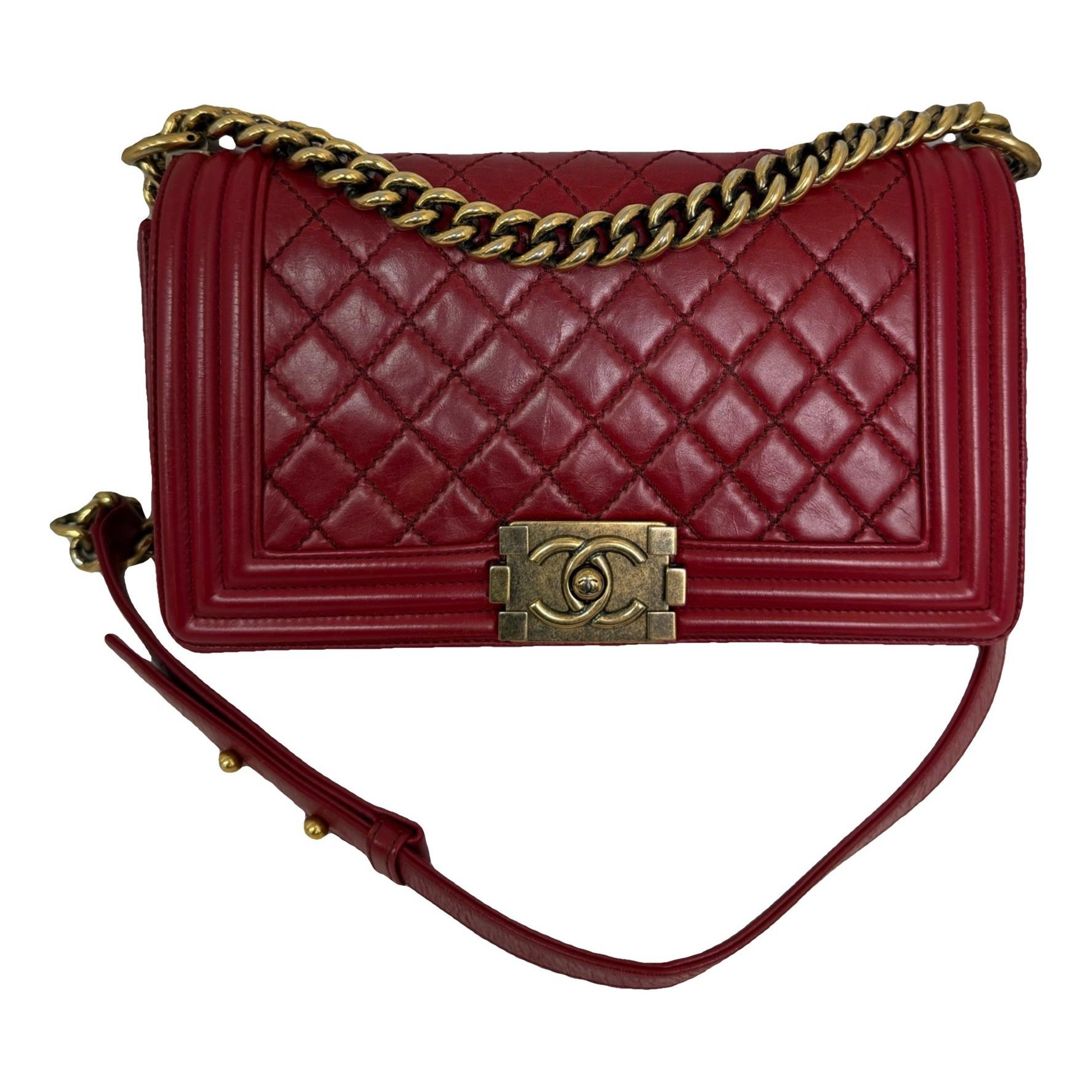 Boy leather crossbody bag
