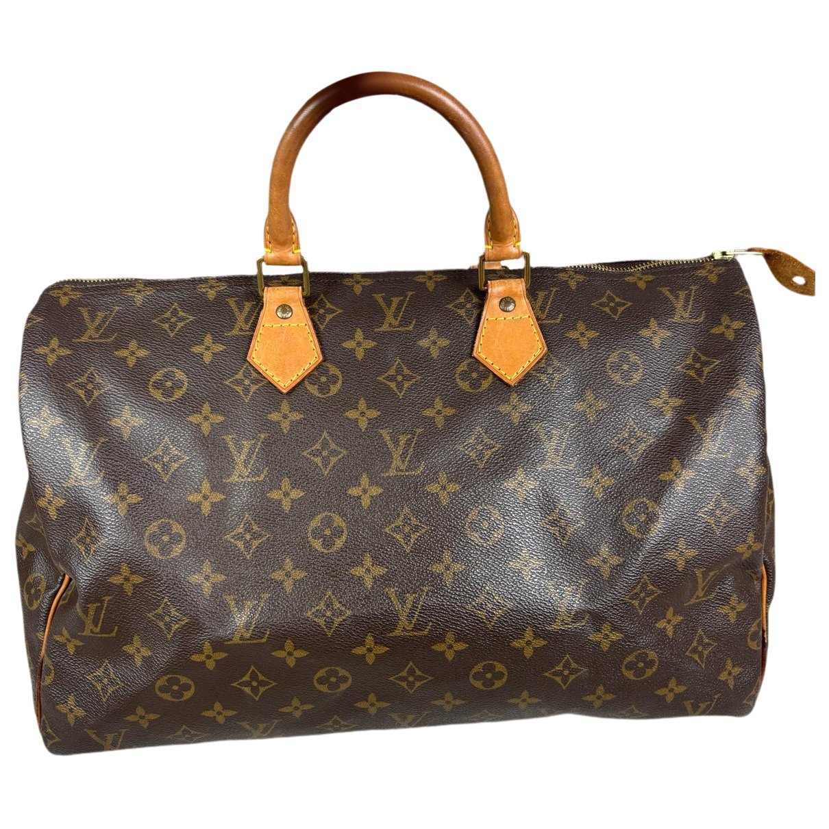 Speedy leather handbag