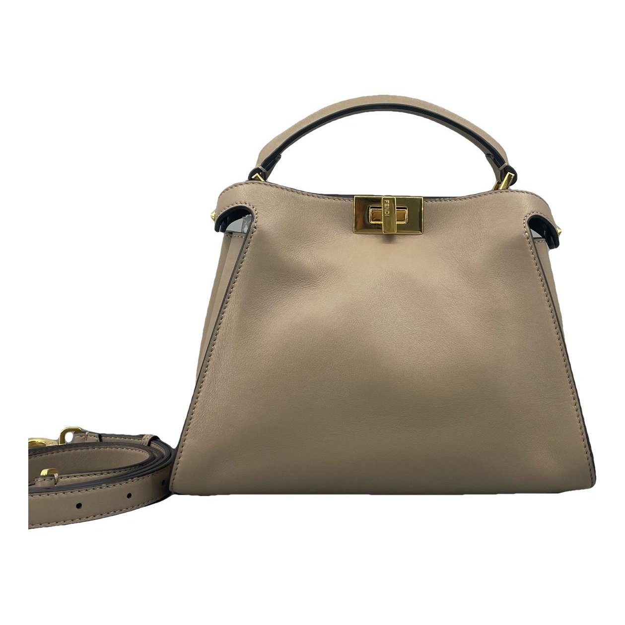 Peekaboo Essentially leather crossbody bag