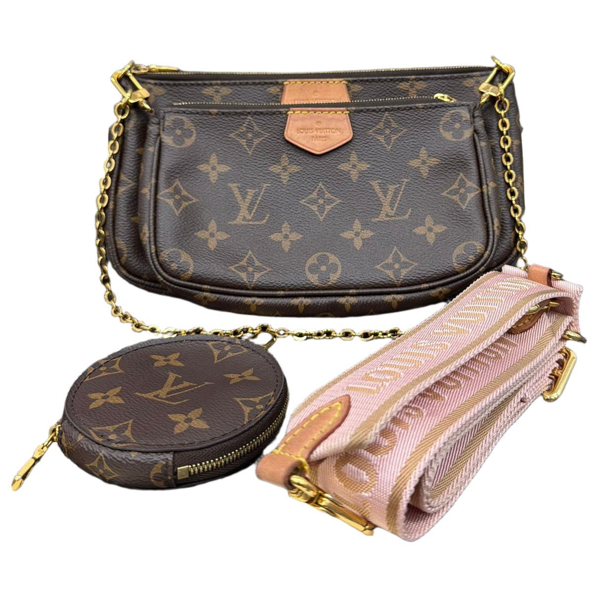 Multi Pochette Accessoires leather handbag
