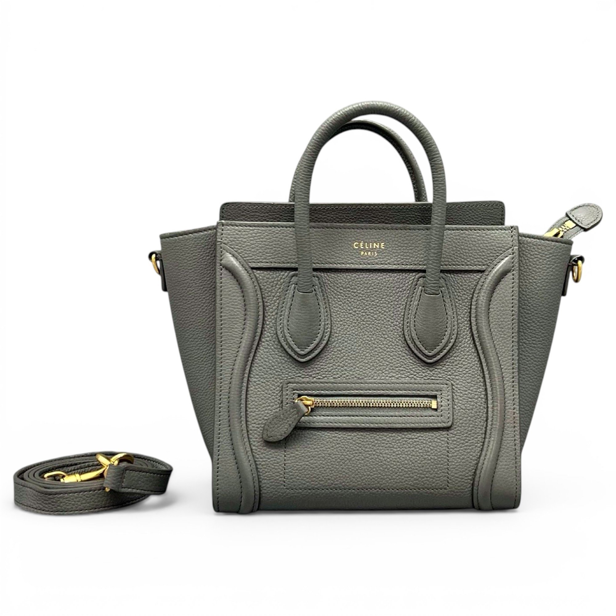 Nano Luggage leather handbag