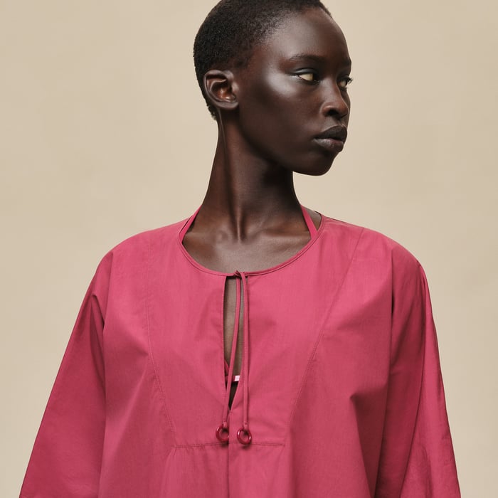 Embroidered Beach Caftan