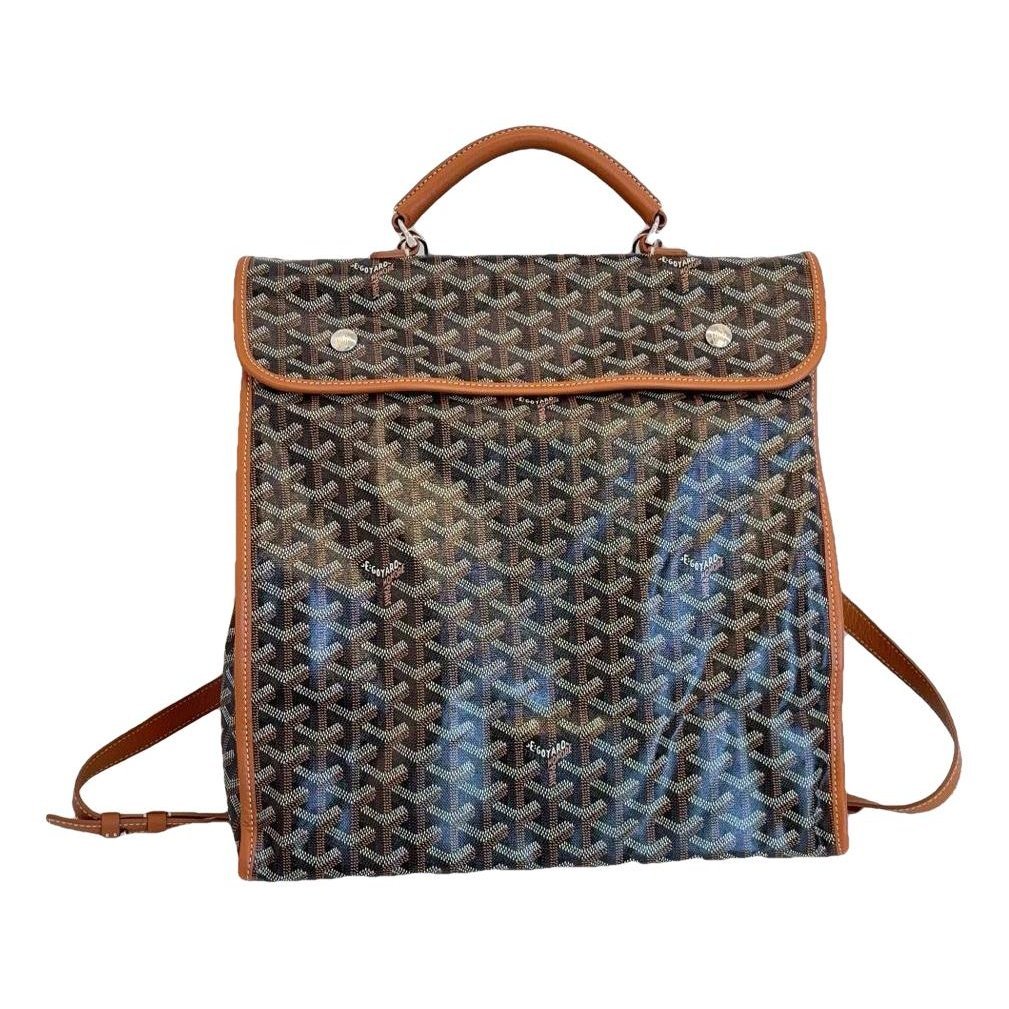Leather backpack