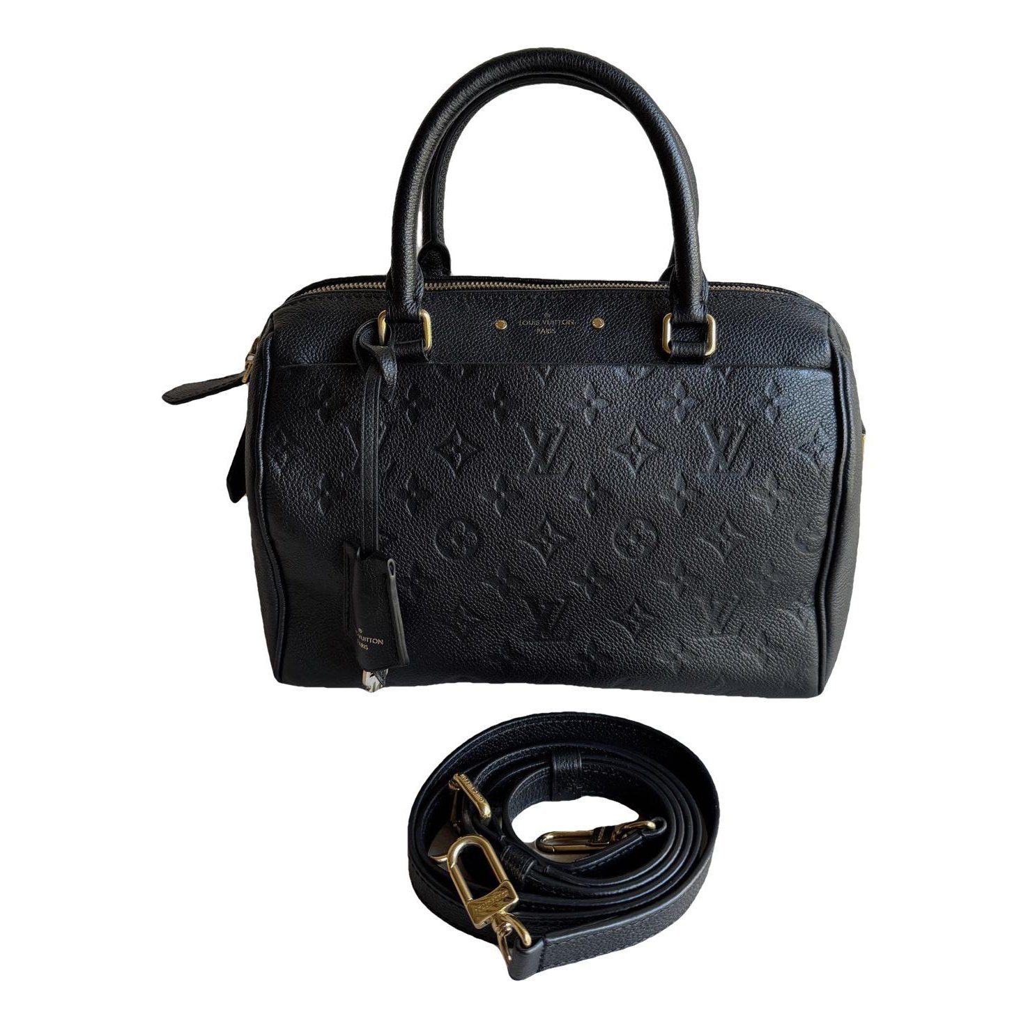 Speedy leather handbag