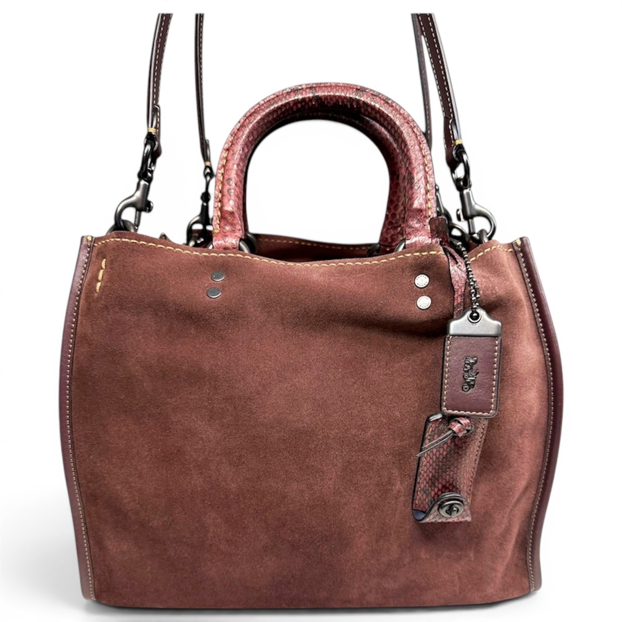 Leather tote