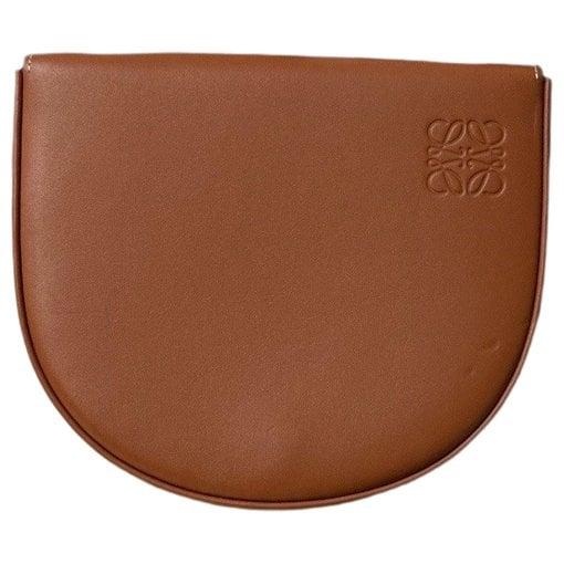 Heel leather handbag