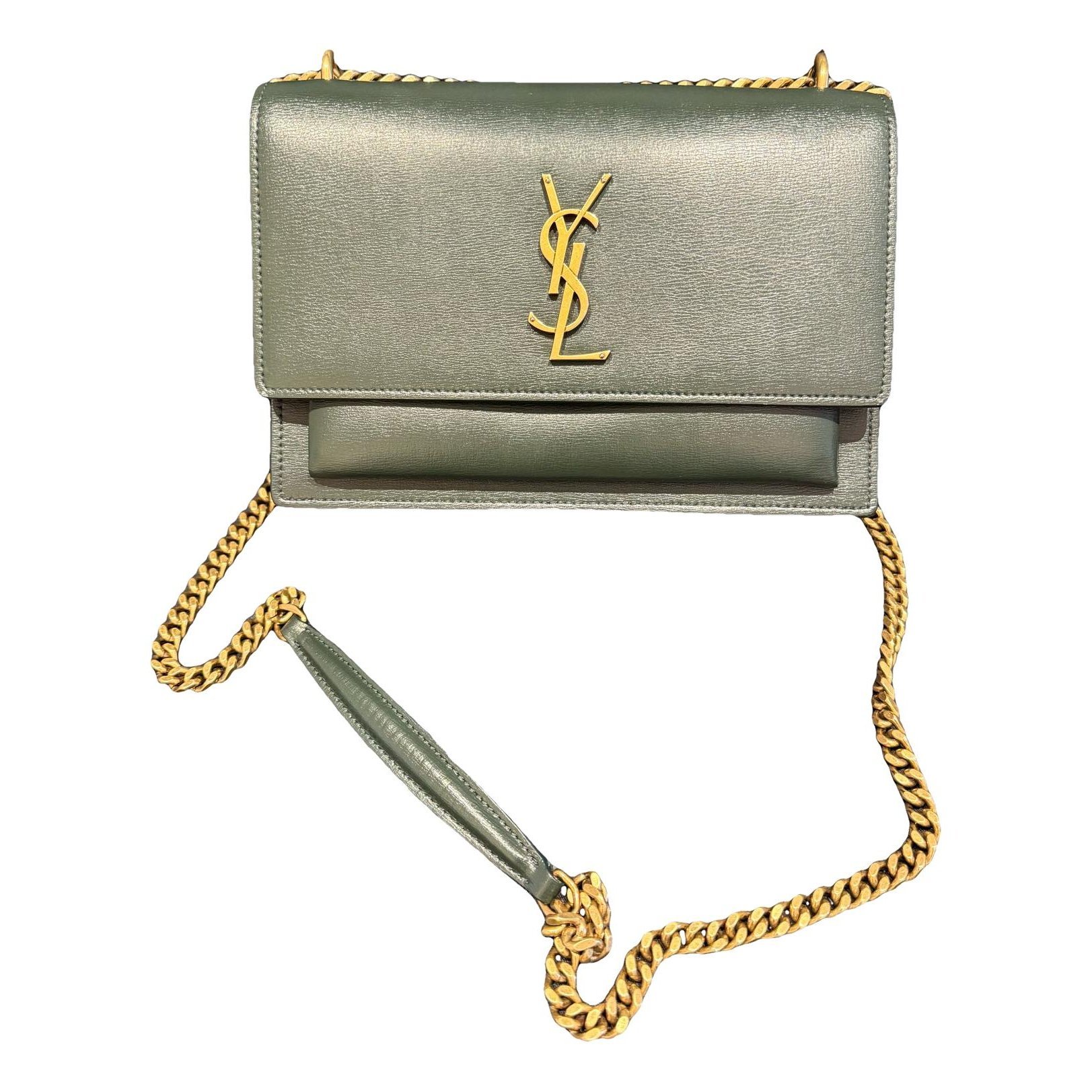 Sunset leather handbag