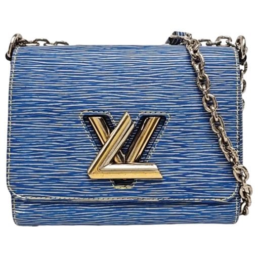 Twist leather handbag