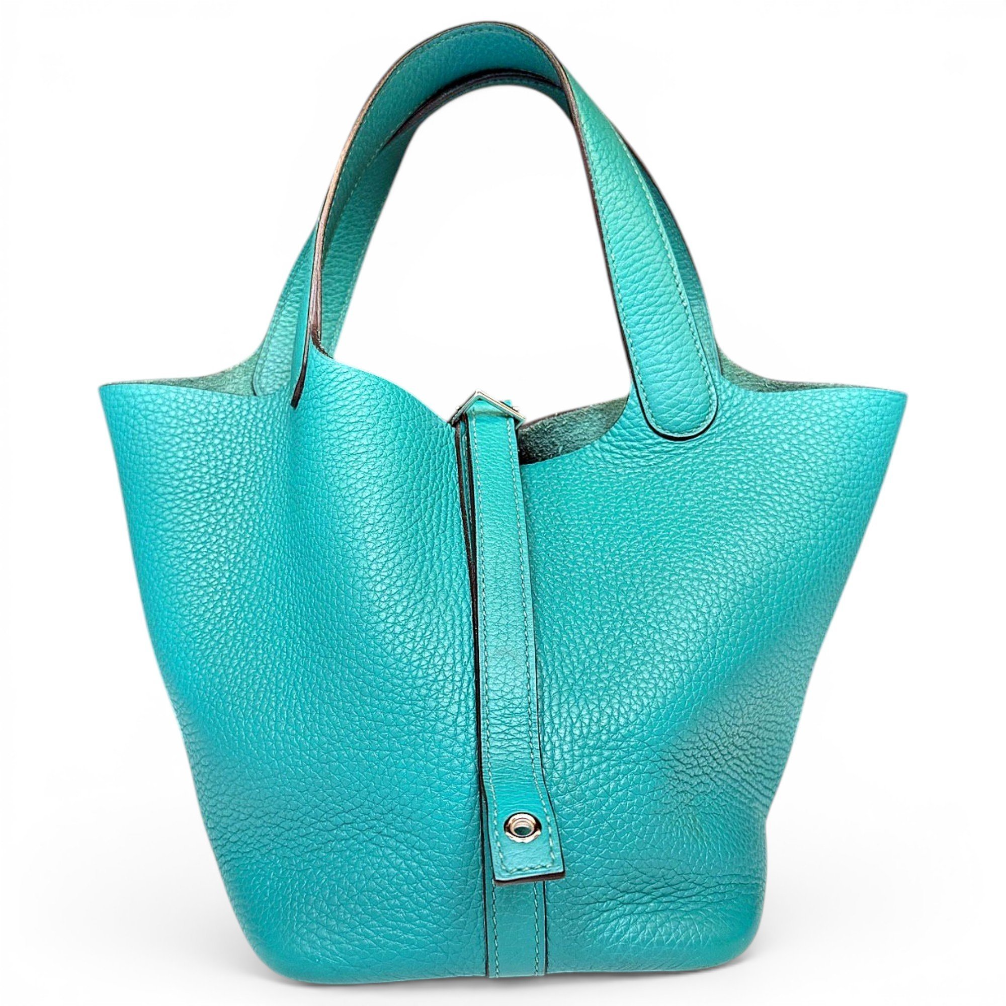 Picotin leather handbag