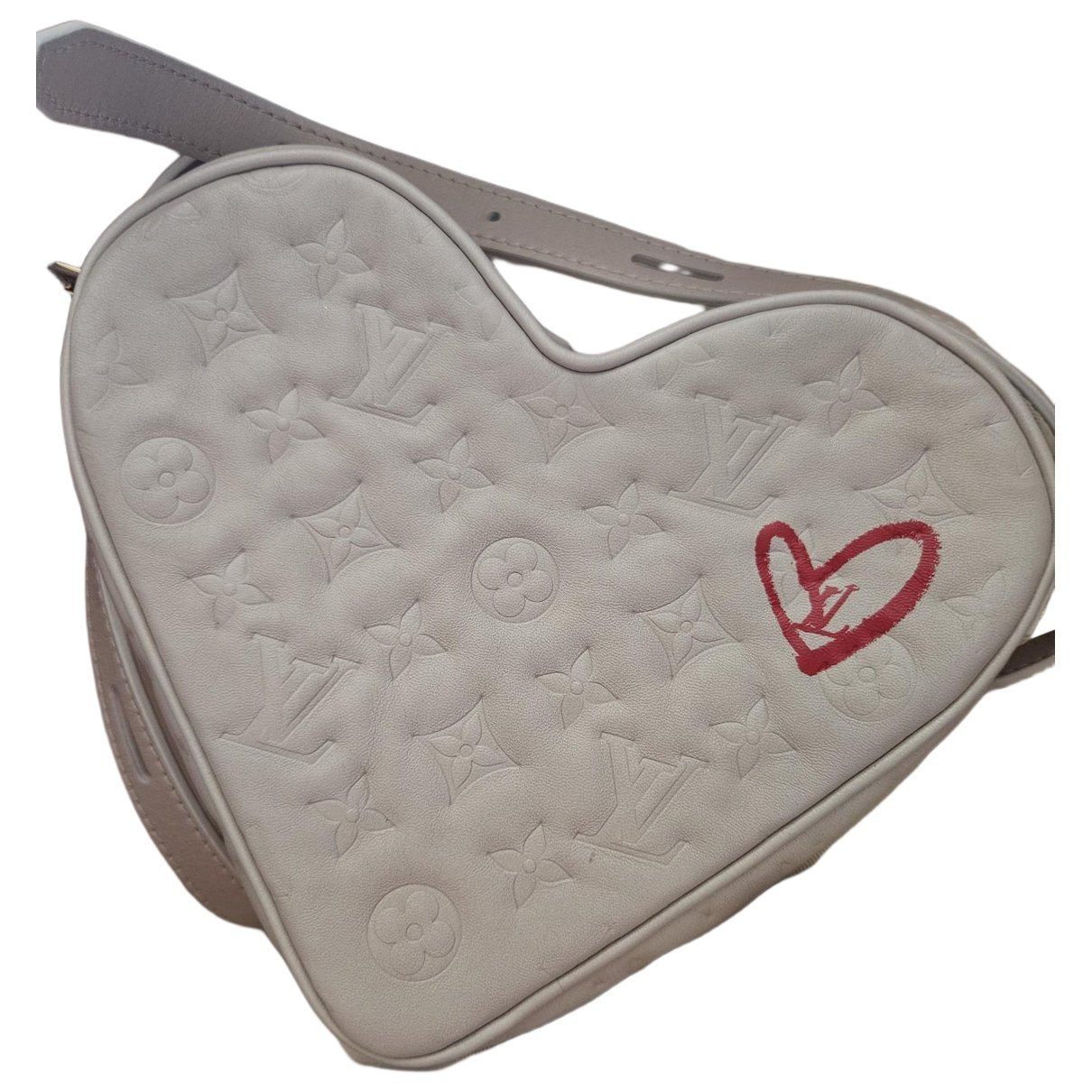 Coeur Game On leather crossbody bag
