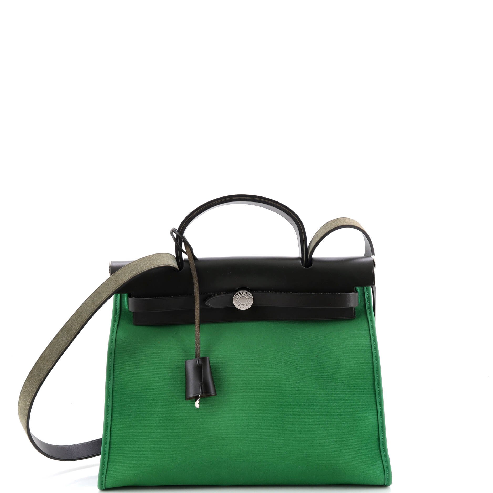 Herbag Zip Leather and Toile 31