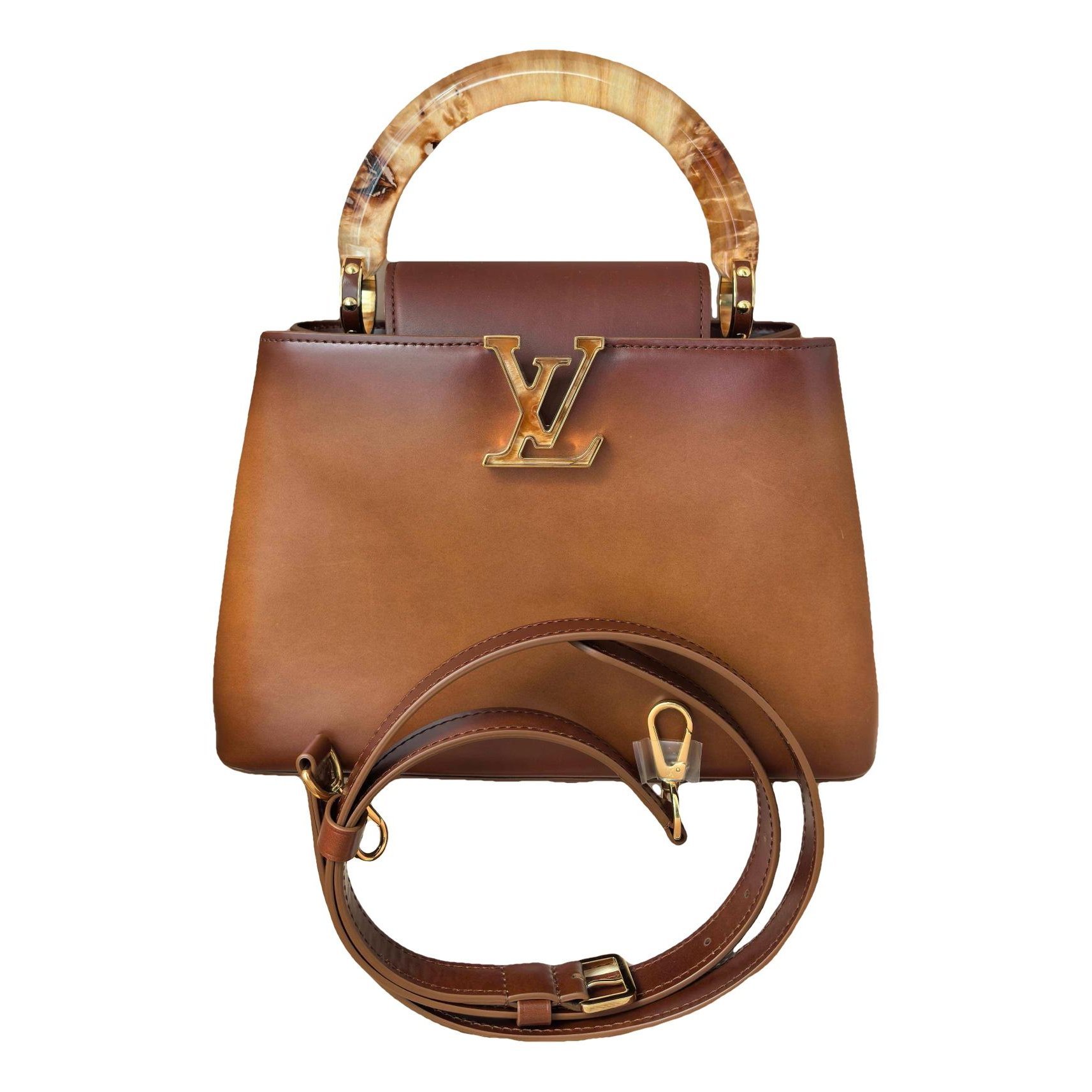 Capucines leather handbag