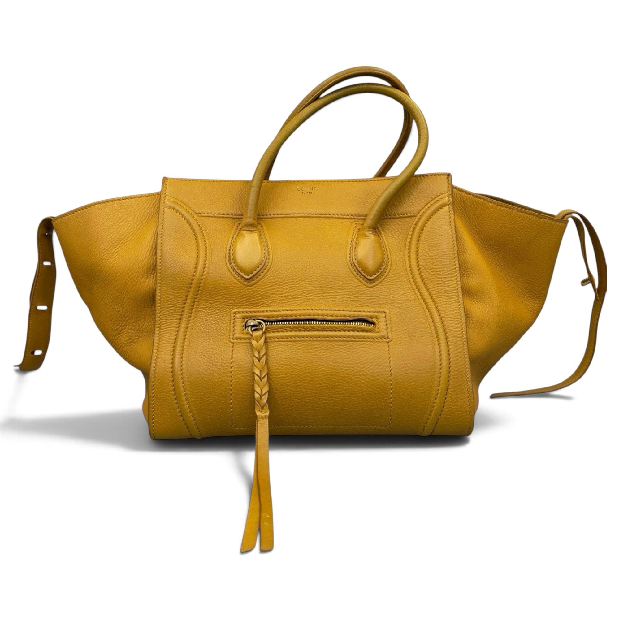 Luggage leather tote