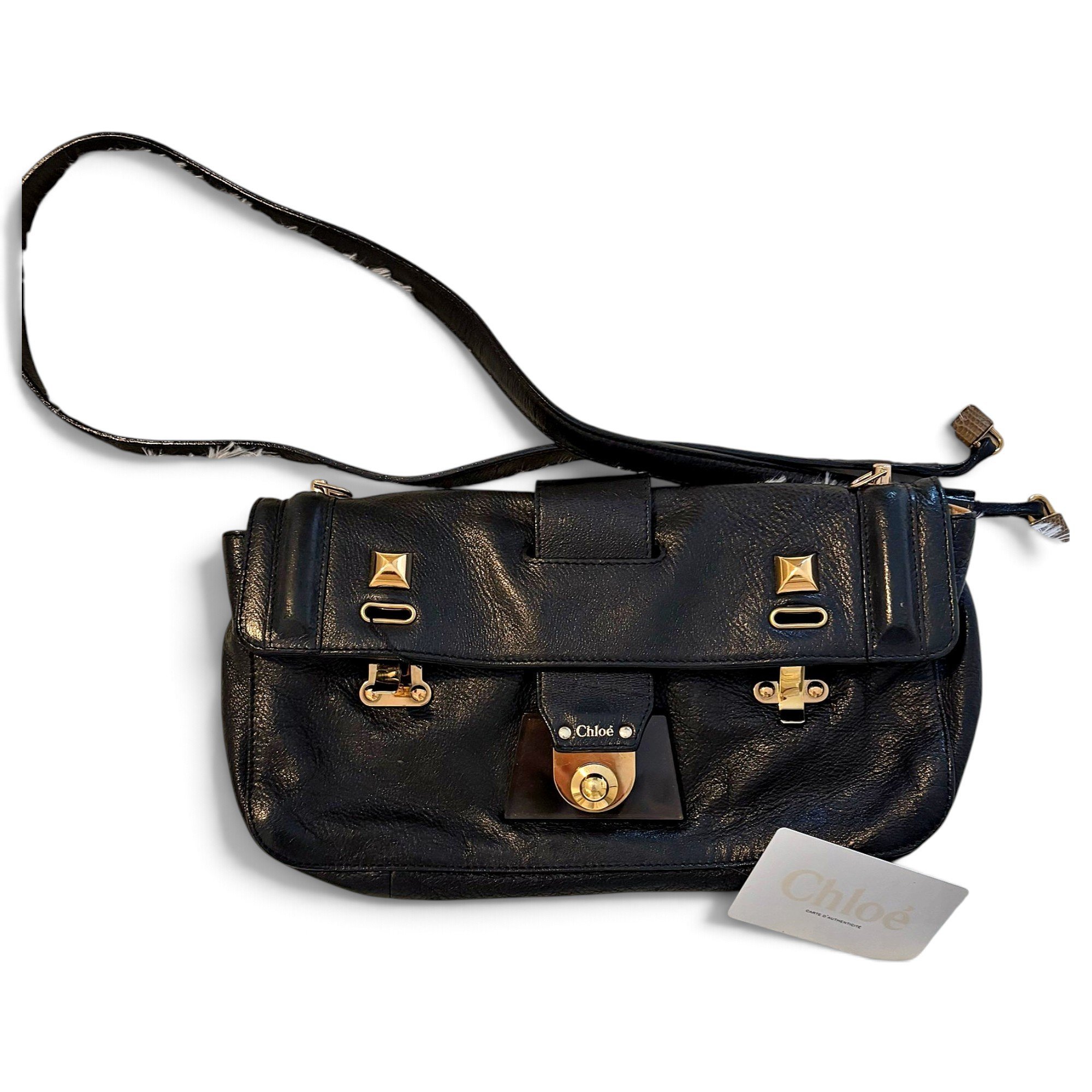 Paraty leather crossbody bag