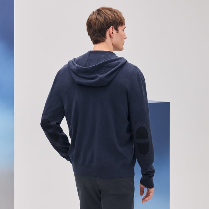 Océan Cashmere "Maillon Chaine d'Ancre" Hooded Jacket