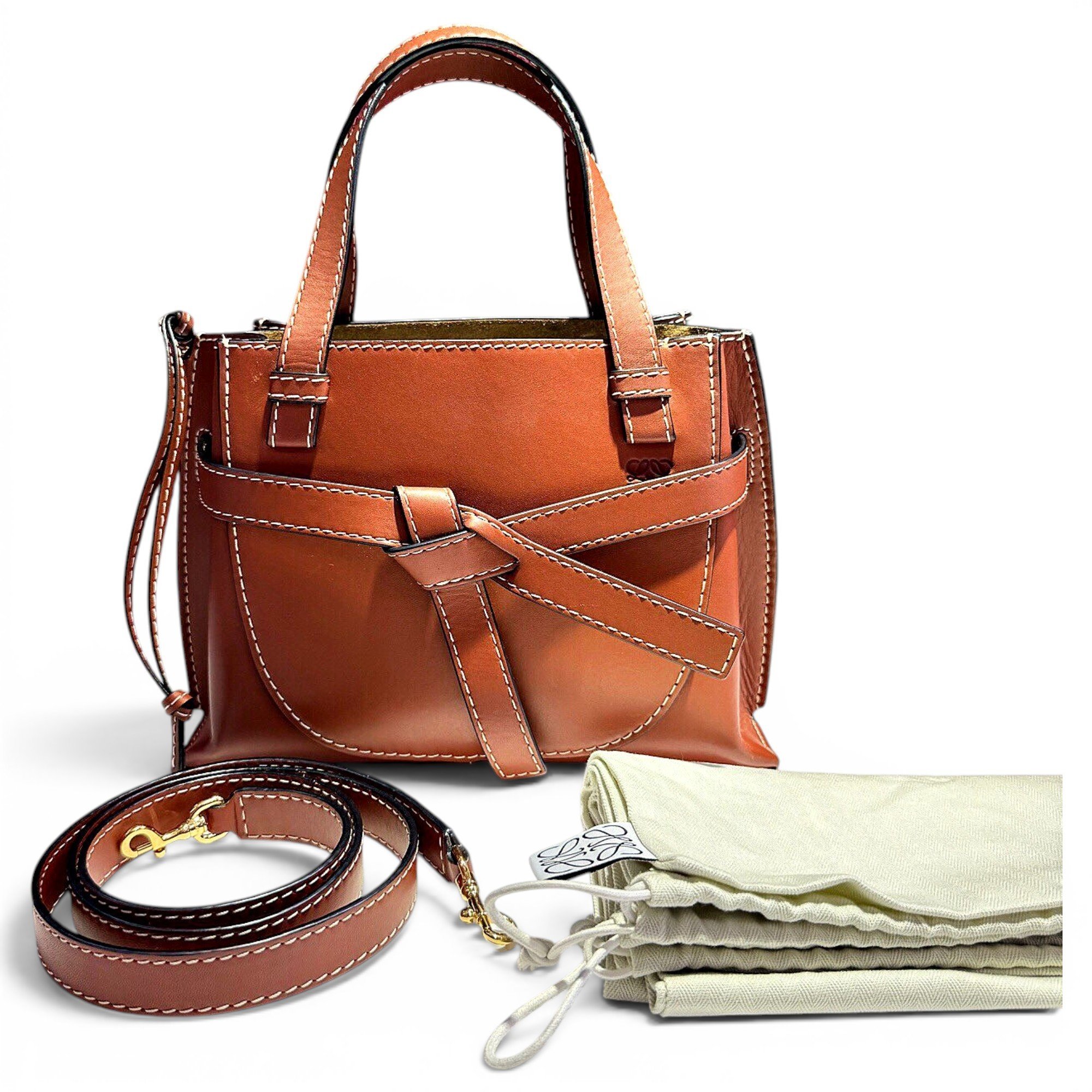 Leather handbag