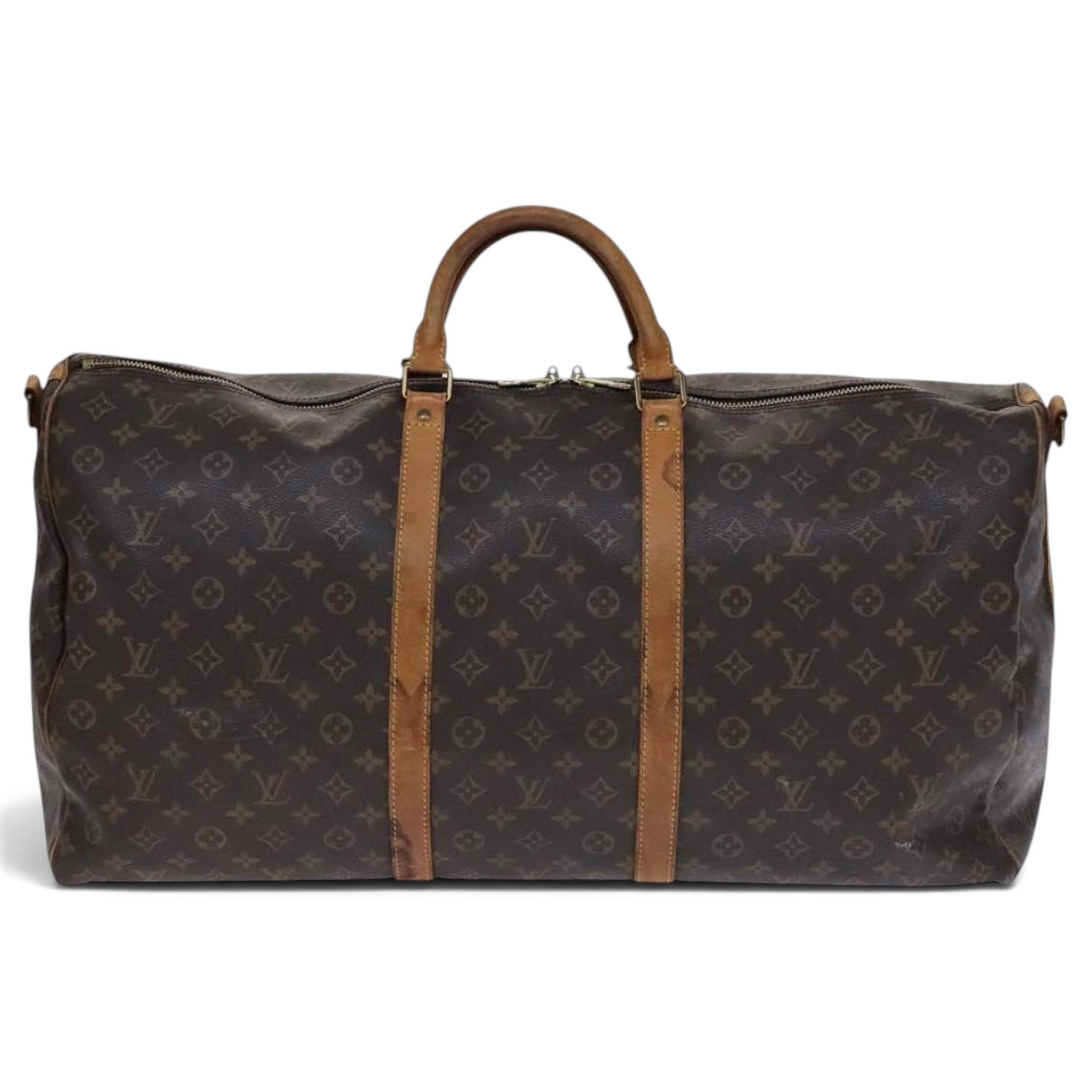 Leather bowling bag