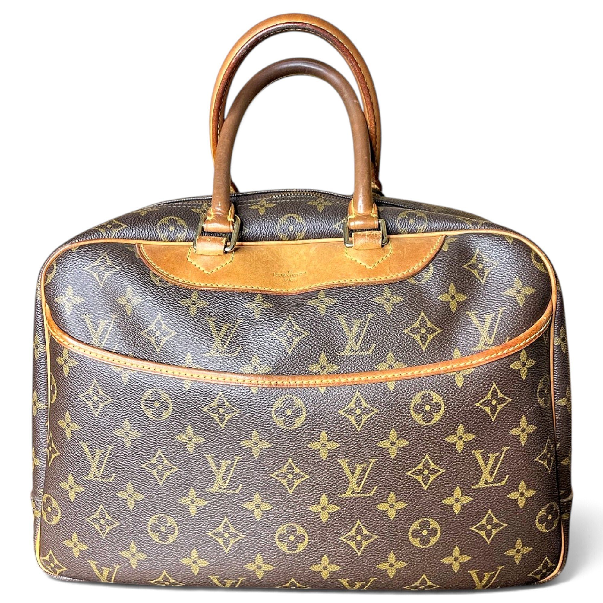 Louis Vuitton Deauville leather handbag