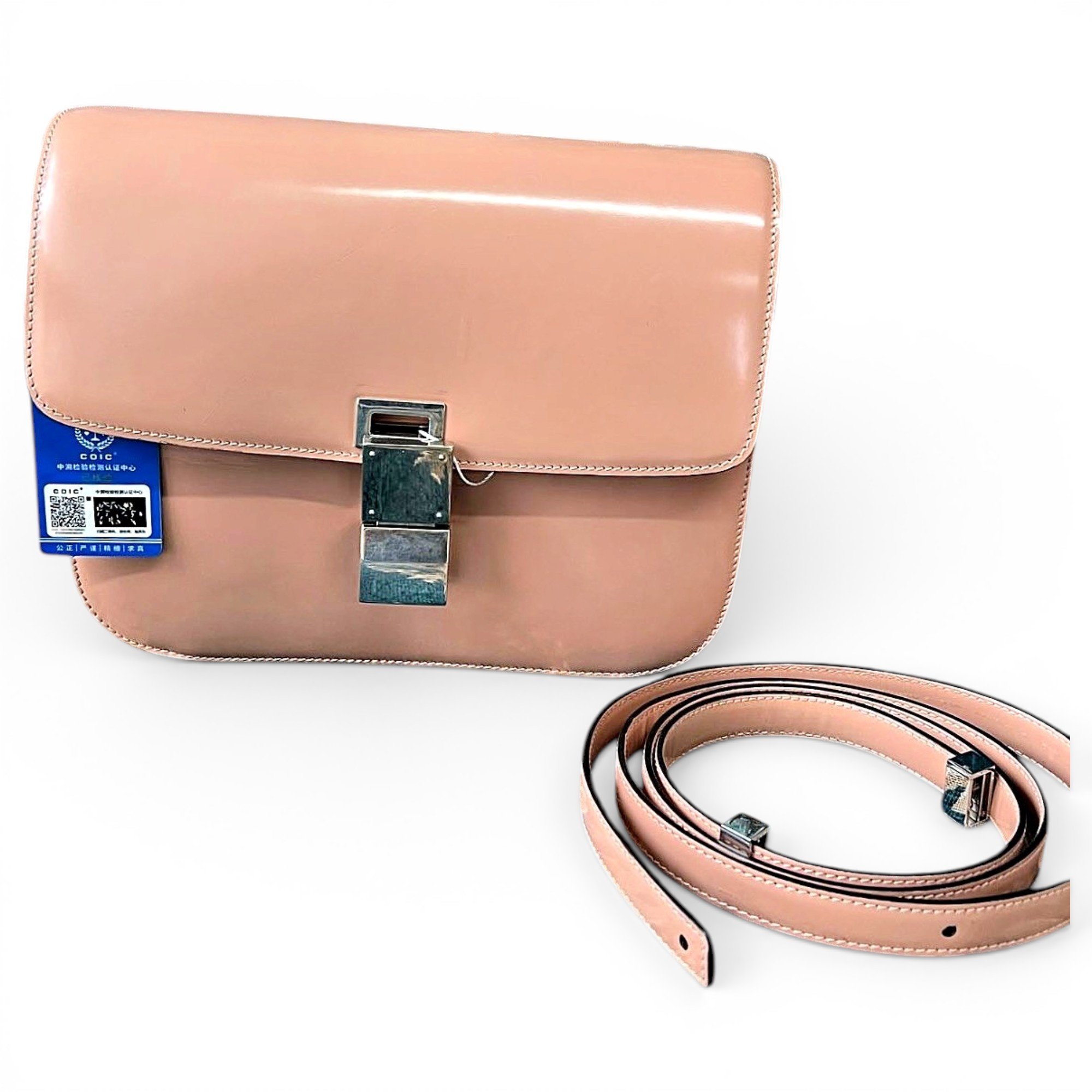Classic leather handbag