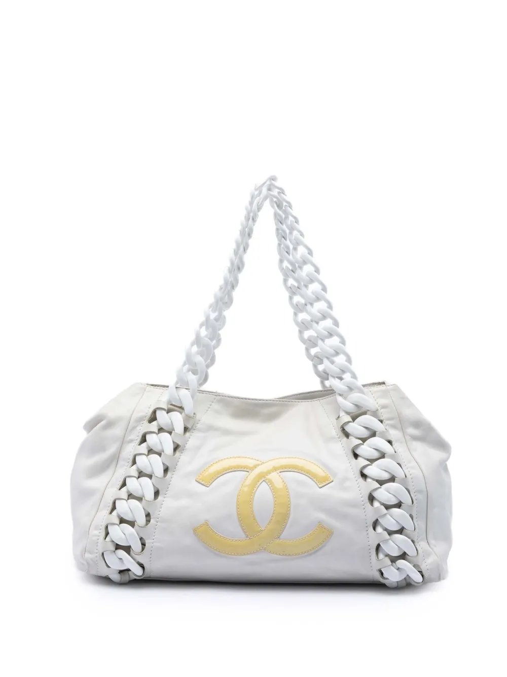2006-2008 Calfskin Modern Chain Rhodoid East West tote bag