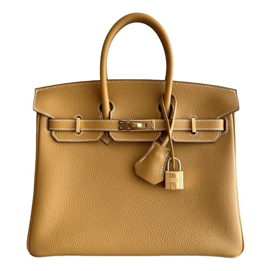 Birkin 25 leather satchel