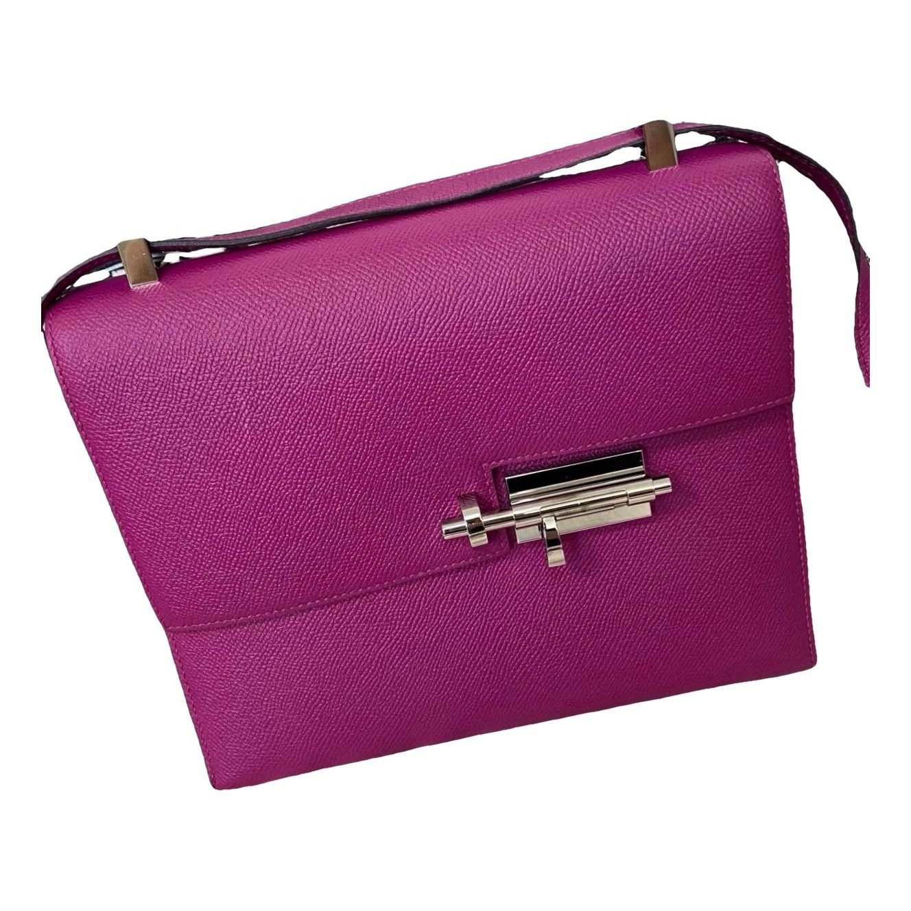 Verrou leather handbag