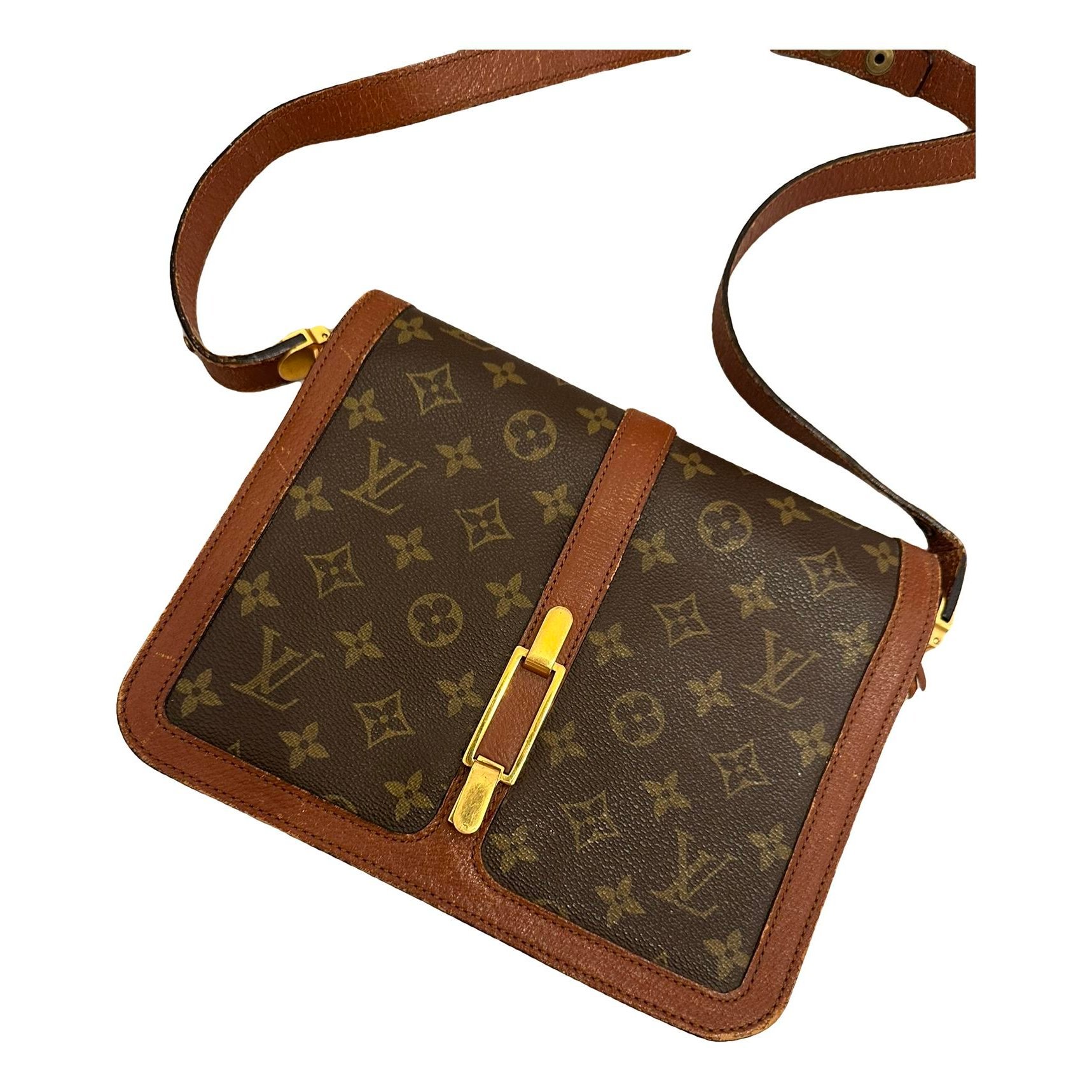 Leather crossbody bag