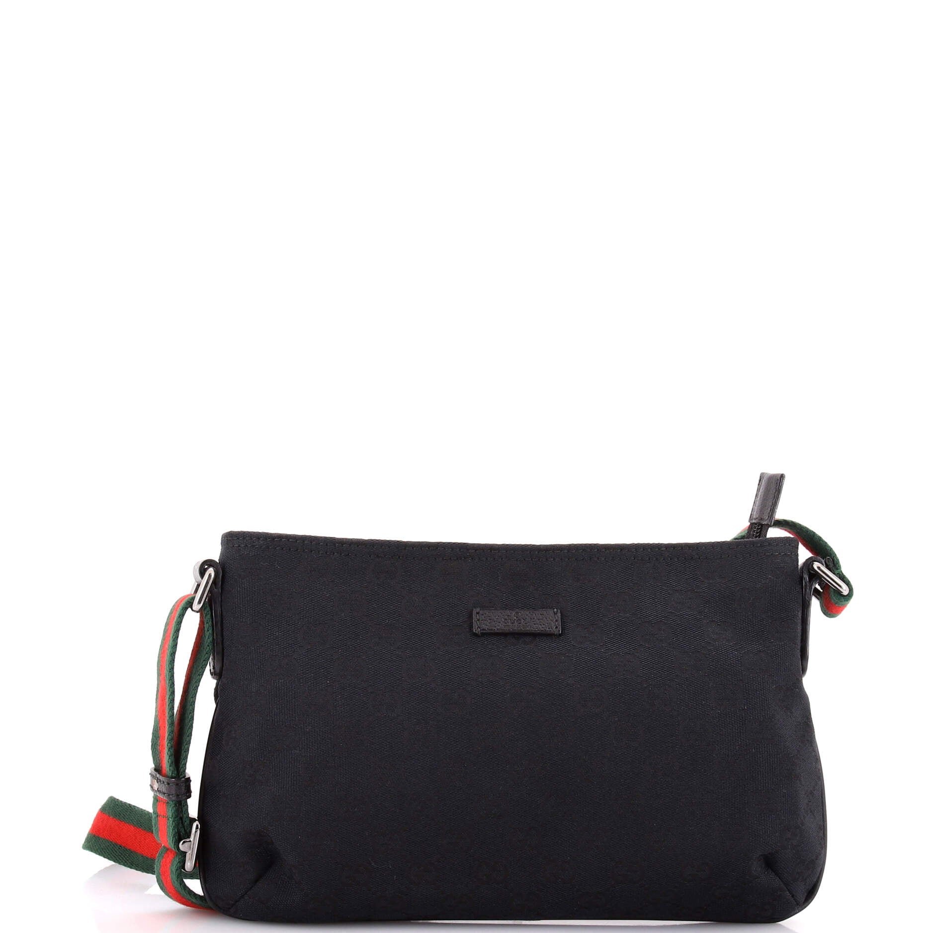 Web Strap Messenger Bag GG Canvas Small