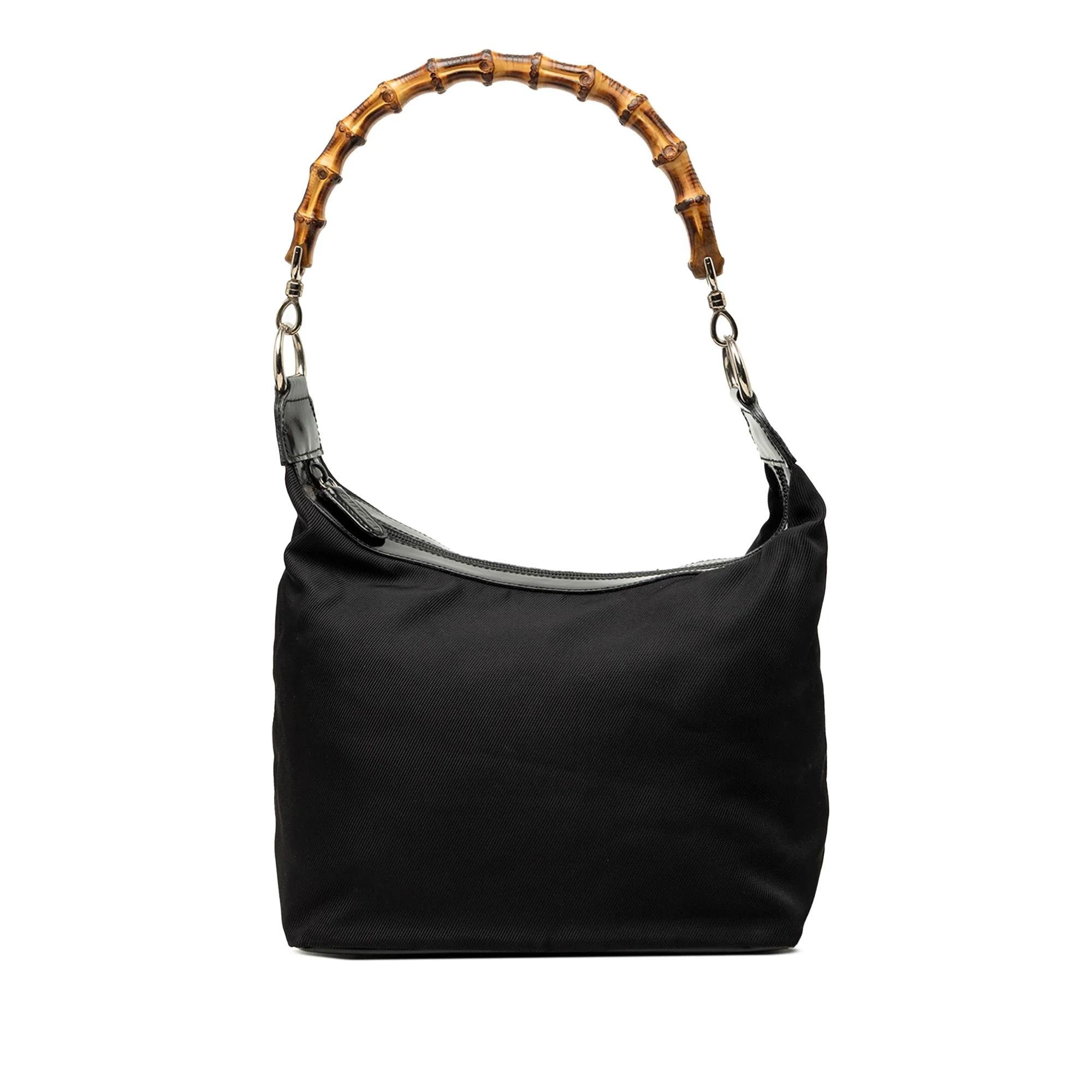 Bamboo leather handbag