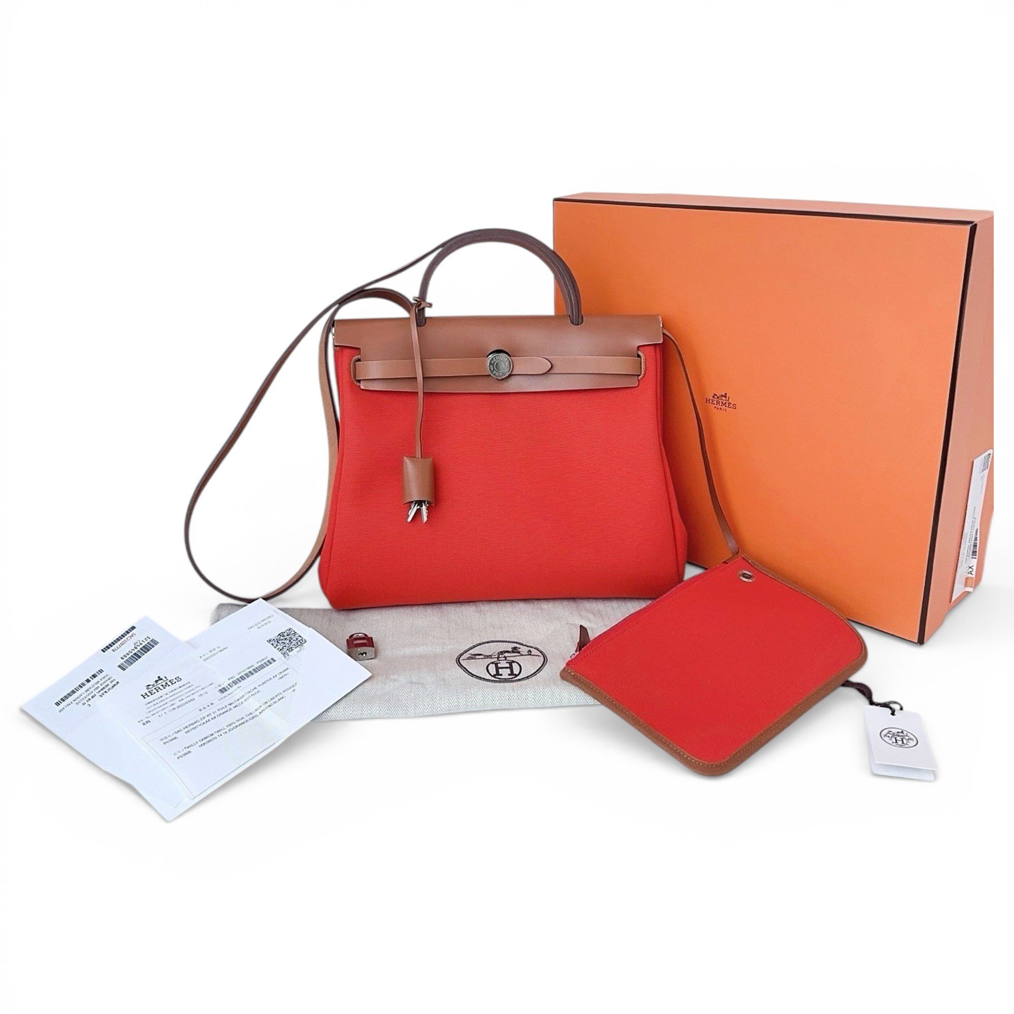 Herbag leather handbag