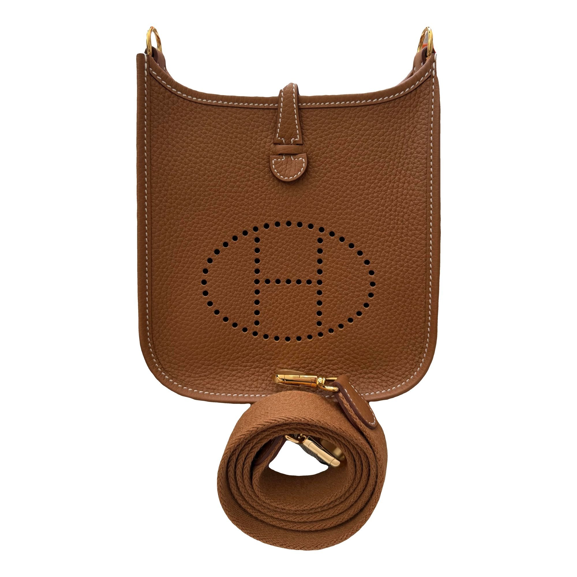Mini Evelyne leather crossbody bag