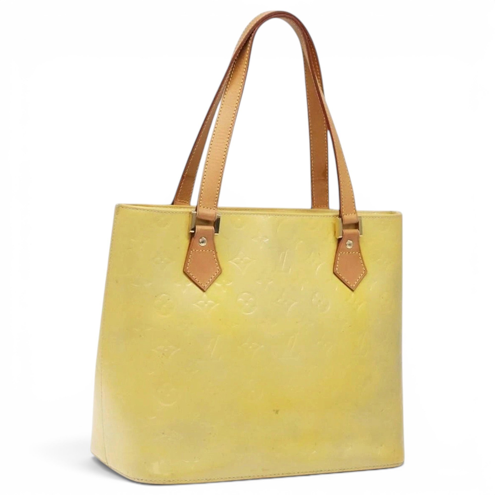 Houston patent leather handbag