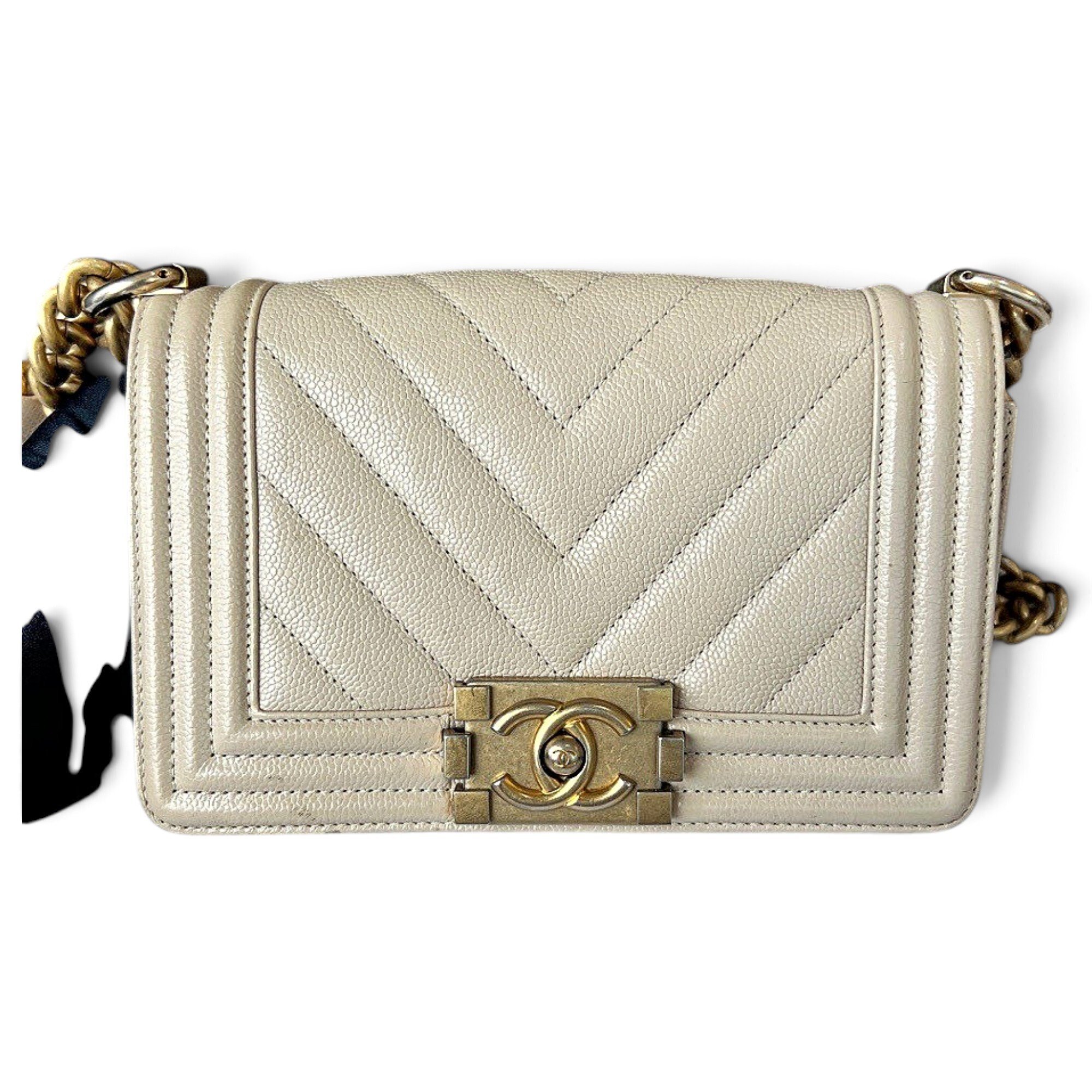 Boy leather crossbody bag